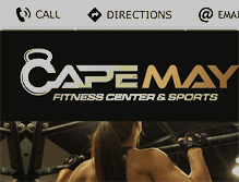 Tablet Screenshot of capemayfitness.com